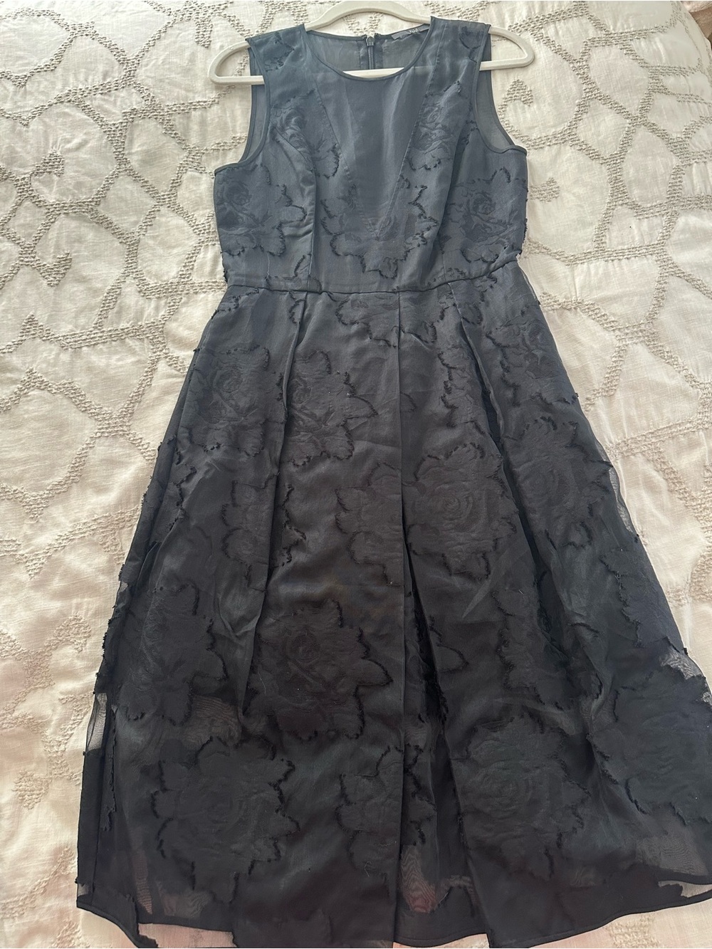 Tibi Black Women's Dress with Label Detail